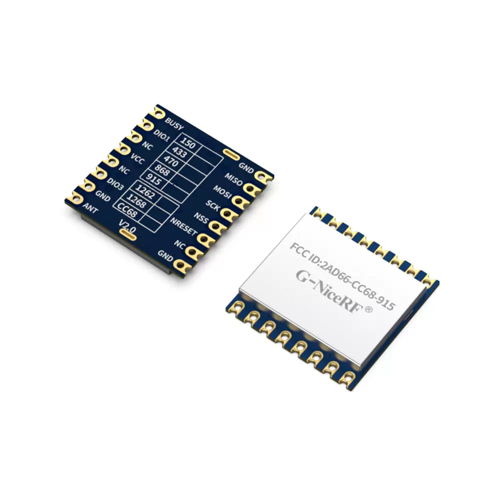 LoRa-CC68-915&nbsp;: module LoRa bas&eacute; sur LLCC68 et port SPI approuv&eacute; par la FCC