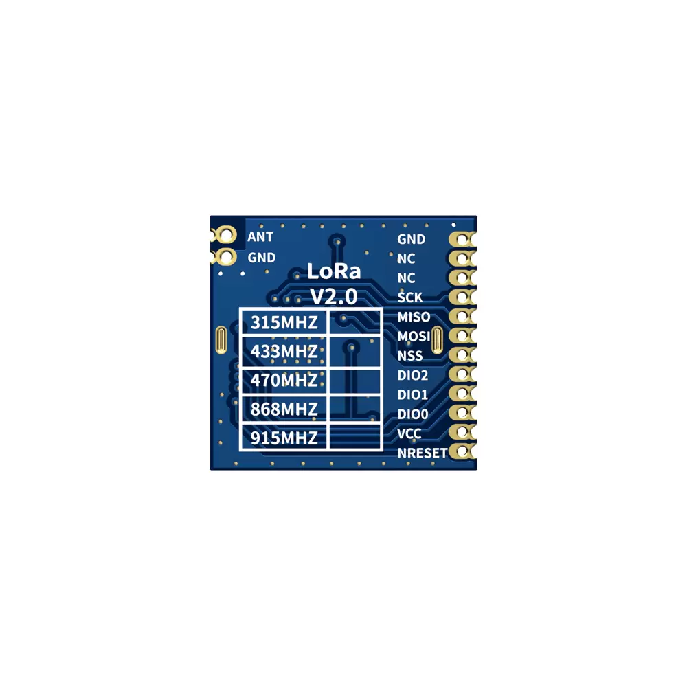 LORA1278: 433 / 490MHz Module sans fil Lora avec protection ESD