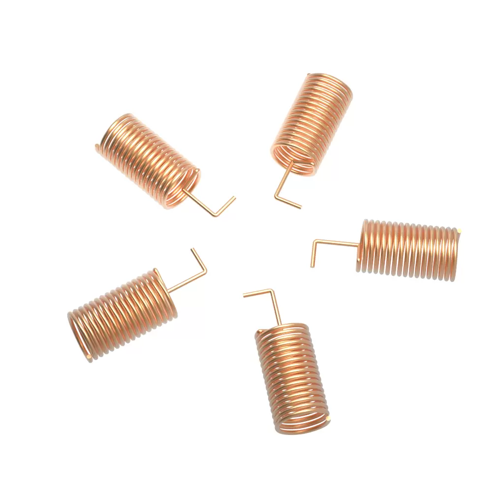 SW433-TH10 : Antenne &agrave; ressort en cuivre 433 MHz