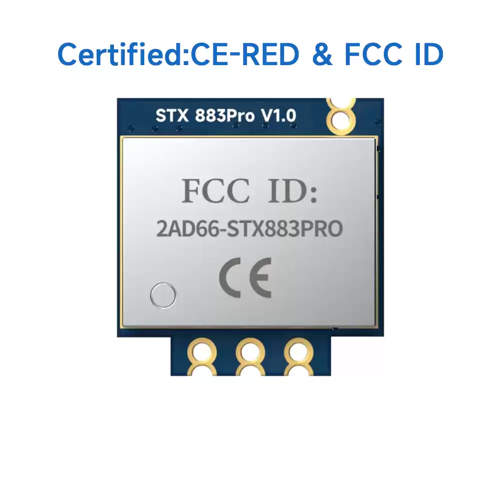 STX883PRO: 433MHz High Power CE-RED &amp; FCC ID CERTIFIED Module &eacute;metteur