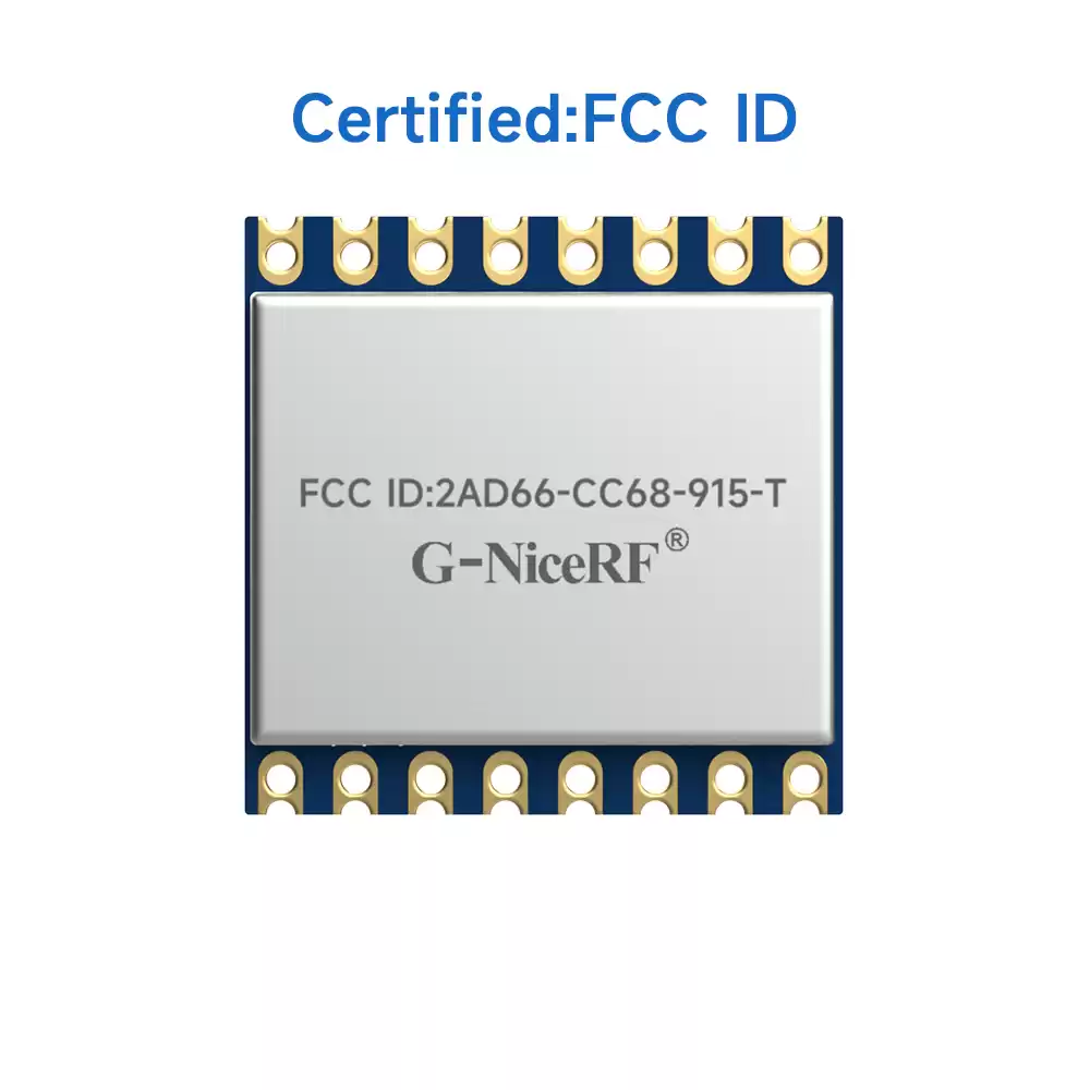 LoRa-CC68-915-T&nbsp;: Module &eacute;metteur-r&eacute;cepteur sans fil LoRa LLCC68 certifi&eacute; FCC ID avec TCXO pour une communication stable et une protection ESD