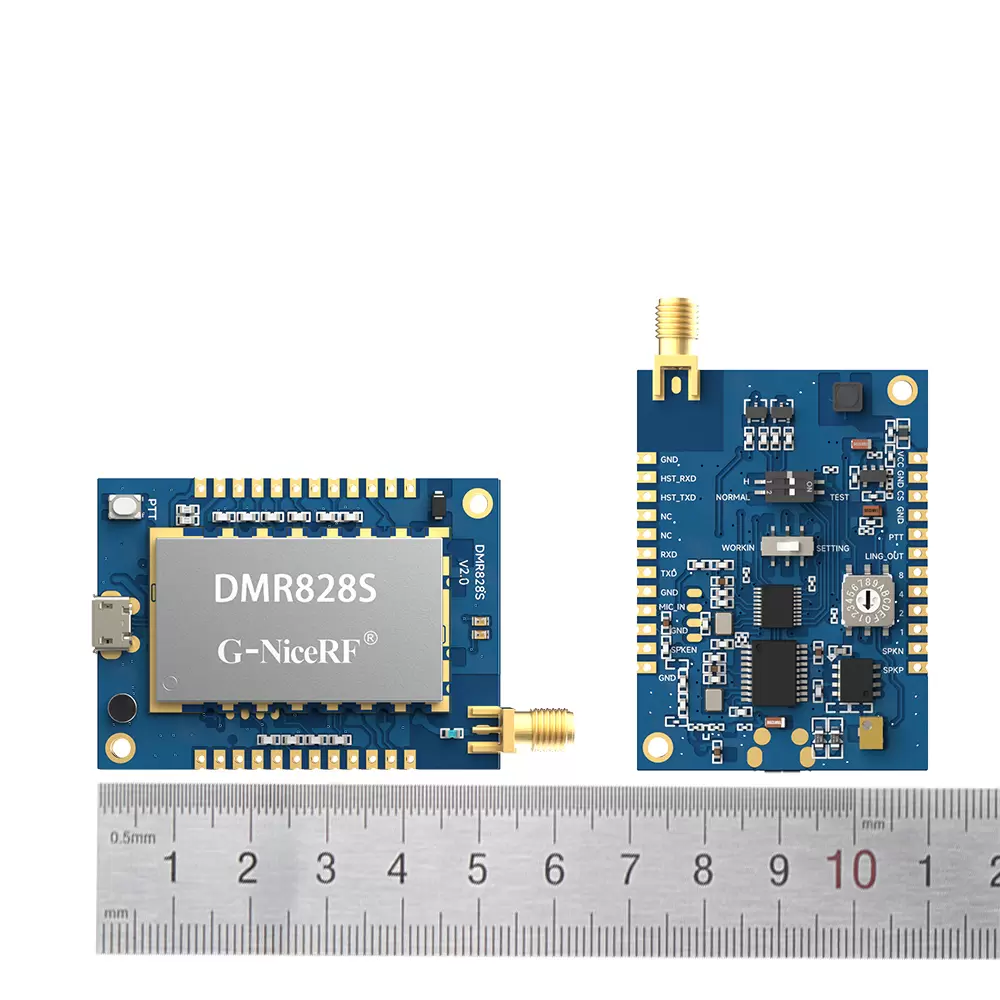 DMR828S&nbsp;: Module talkie-walkie DMR Tier II 2&nbsp;W avec AMBE++