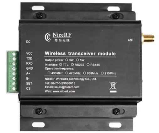 Définition des broches du modem RF sans fil LoRa LoRa6500Pro