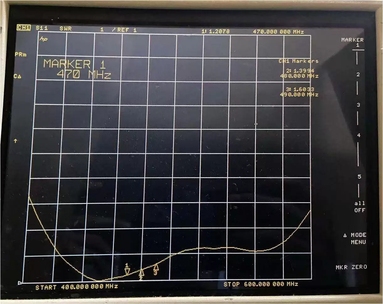 Antenne ventouse à gain élevé ROS de 490 MHz SW490-XP1M