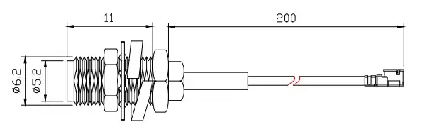 Adaptateur de câble d'extension SMA vers IPX1