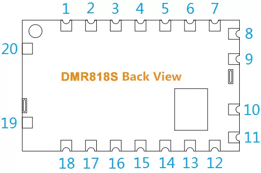 DMR818S et instructions de connexion MCU externes