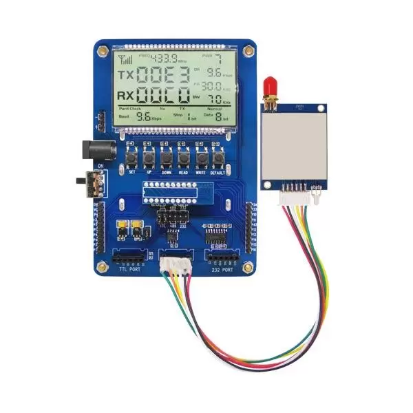 Carte de d&eacute;monstration pour module RF UART s&eacute;rie SV