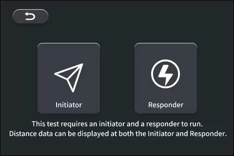 Test de mesure de distance (télémétrie)